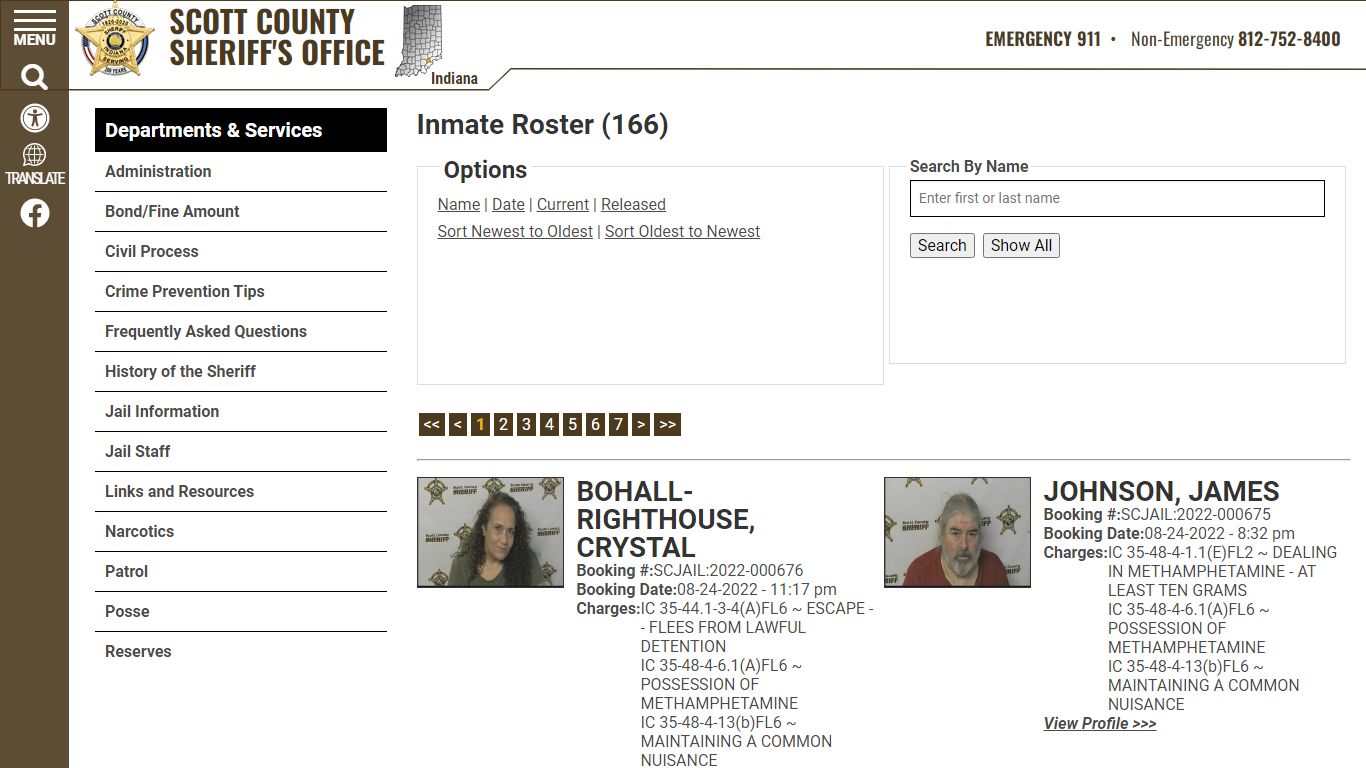 Inmate Roster - Current Inmates Booking Date Descending - Scott County ...